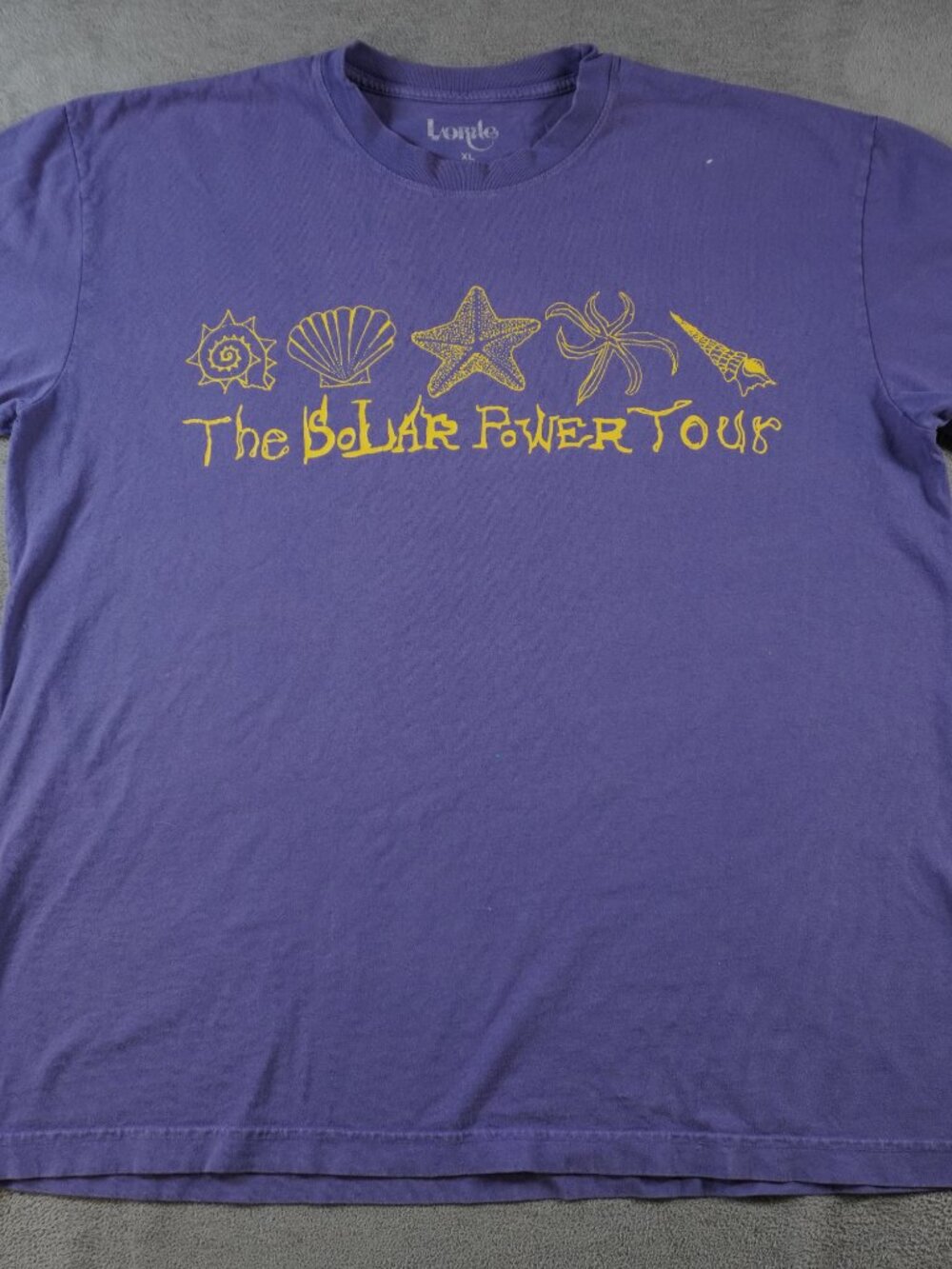 Lorde Solar Power tour purple shirt XL